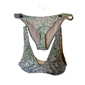 Cotton On Body Ditzy Floral Print Bikini Set sz M